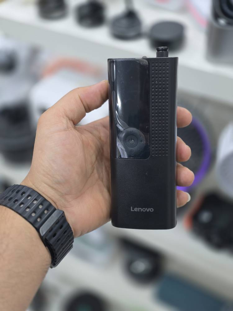 پمپ باد شارژی و قابل حمل خودرو برند Lenovo